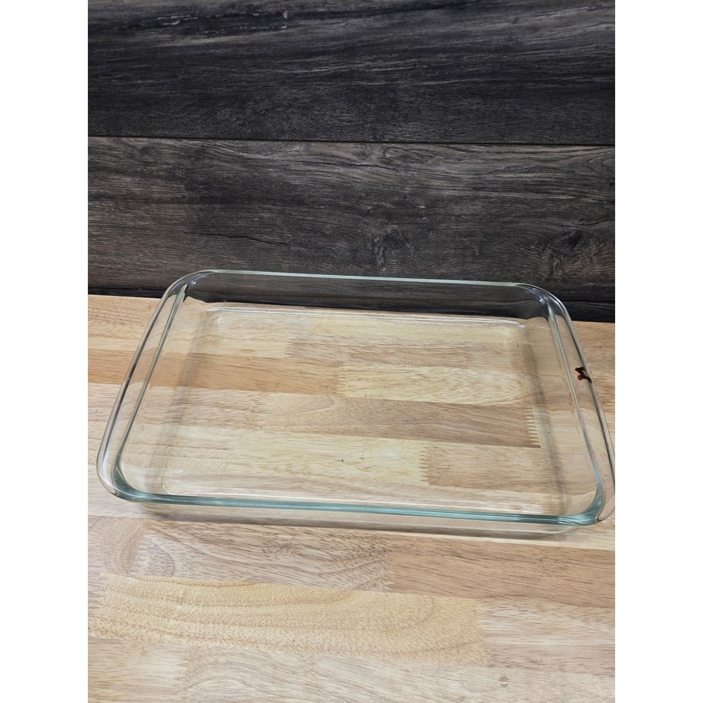 Pyrex 234 Clear Glass Rectangular Baking Dish 4 Quart 38x25x4cm USA Made